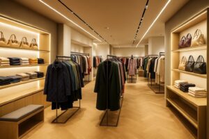 Butiksbelysning led med lysstrimler skaber behagelig og sikker shoppingoplevelse