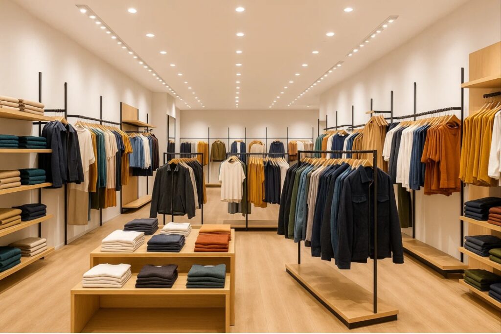 LED-belysning med høj CRI i butik