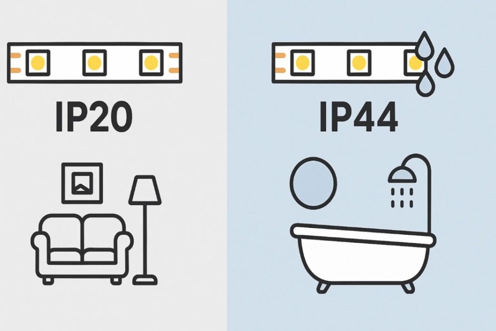 Hvad er IP20 LED strips til indendørs brug