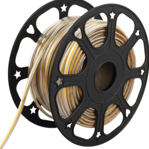 220VAC LED Bånd, 10w/m 1000Lm/m, 3000K, IP65, 50m rulle