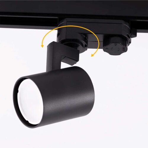 3 fase GU10 sort adapter u lyskilde