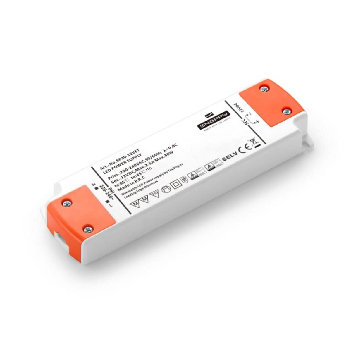 Snappy, LED Driver, 24V, 30W, DIM SP30-24VFT