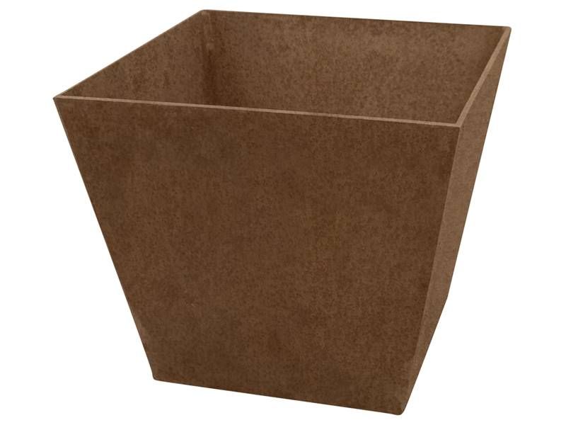 Plantekumme kegleformet i 5 mm stålplade med målene 40 x 40 x 35 cm (Skjulte hjul) - Billede 2