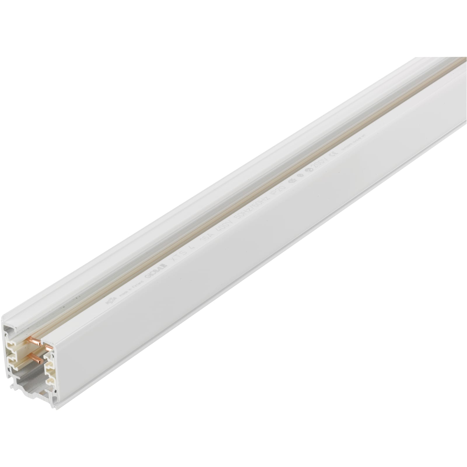 Global 3F Skinne 1M XTS4100-3 hvid