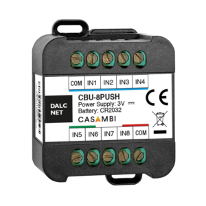 Casambi Bluetooth-ingångsmodul CBU-8PUSH