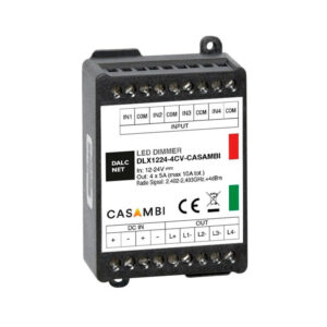 Casambi DLX1224 4-kanals LED dæmper og driver