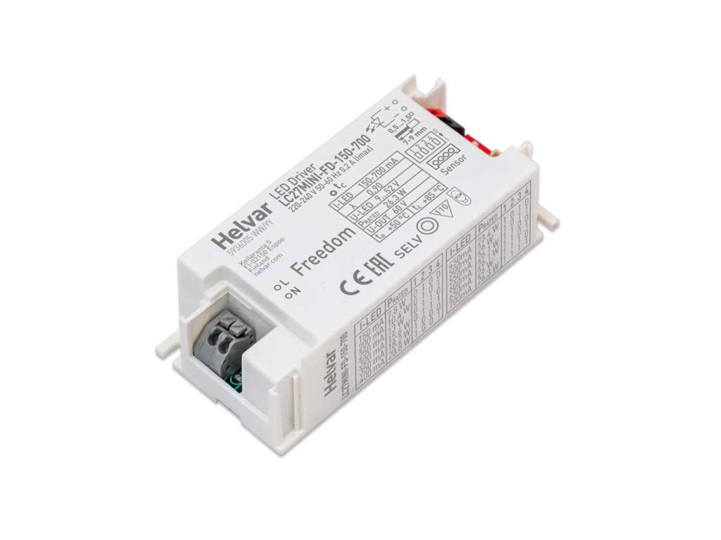 Helvar Freedom driver LC27MINI-FD-150-700 med Casambi