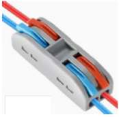 2-vejs ledningssamlemuffe 32A 250V – 0,08–4,0 mm²
