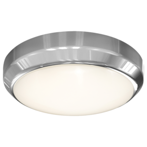 4Lite Smart IP65 Vägg-/taklampa TW Krom 11 W 2700 K–6500 K 1150 lm