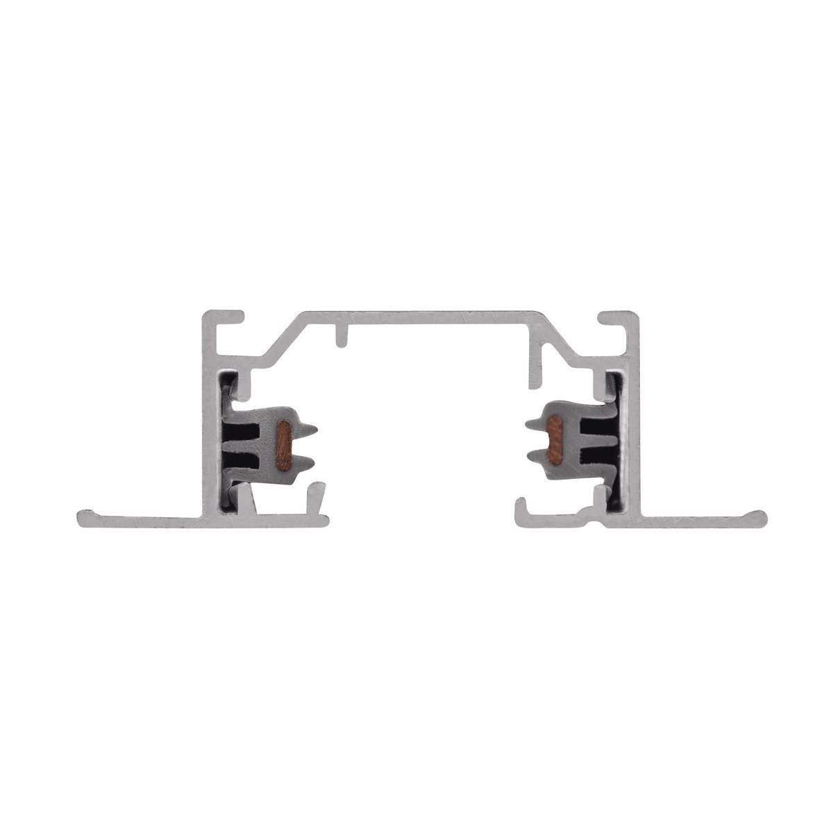 SLV 1F indbygningsskinne 2 meter – hvid (143221) - Billede 2