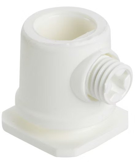 Global Trac Base 1F – nippel/avlastning GB510-3 till 1F-adapter GB66-2, vit