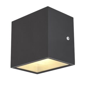 Væglampe Sitra, op/ned, LED, 2×560 lumen, antracit, IP44
