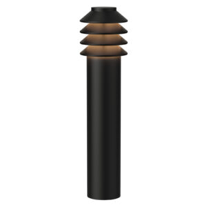 Louis Poulsen Bysted Garden LED 3000K, sort – høj, jordspyd (uden adapter)