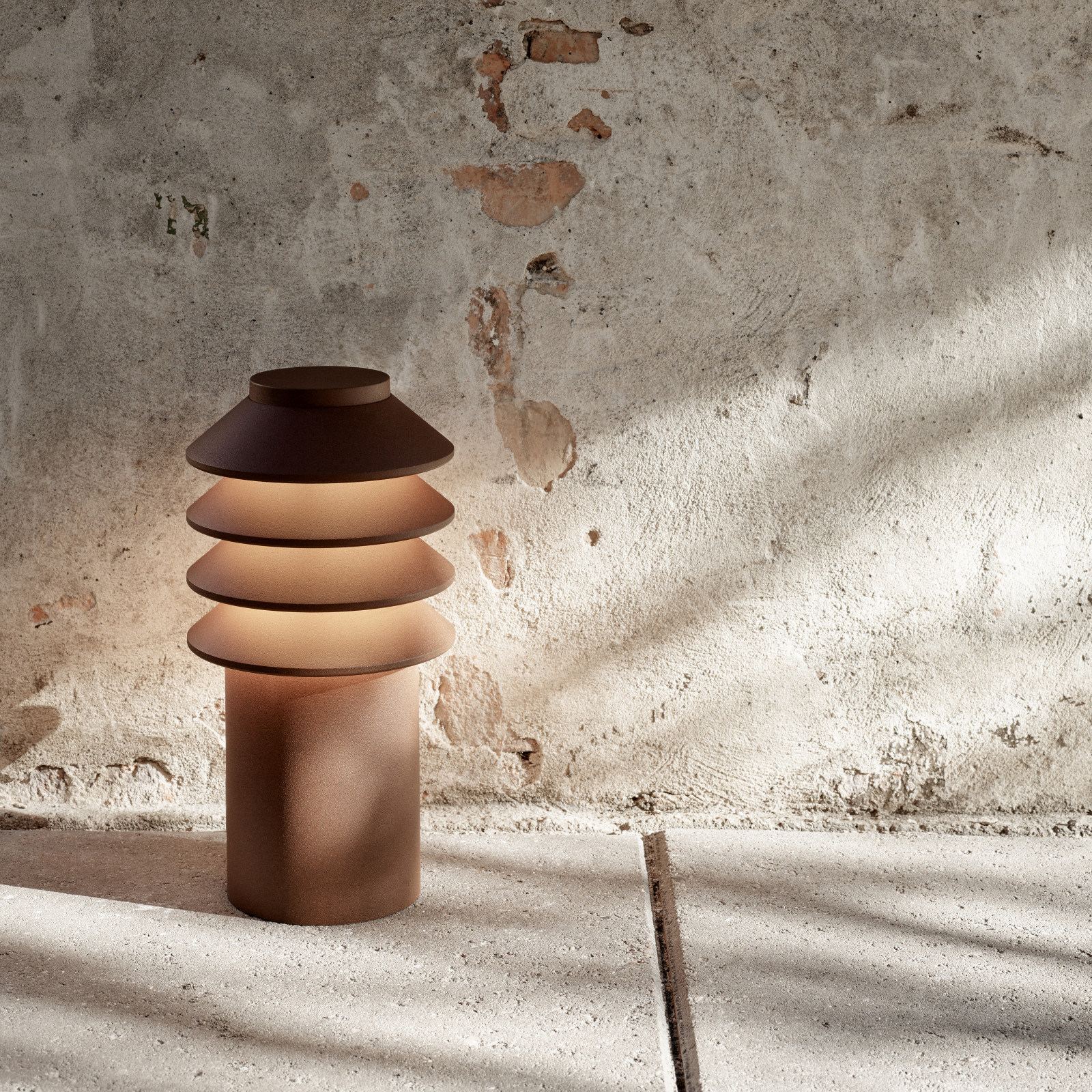 Bysted Garden Pullert LED 3K u/adp, Corten, base, lav billede 3