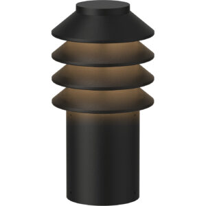 Louis Poulsen Bysted Garden LED 3000K, sort – lav, jordspyd (uden adapter)
