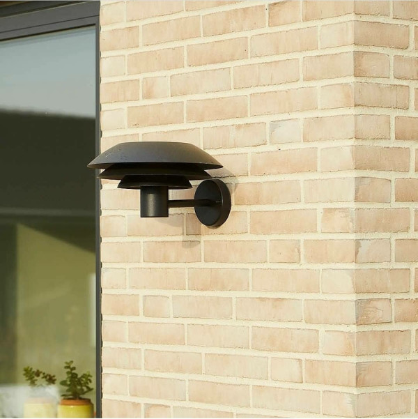 Dyberg Larsen DL31 Outdoor vägglampa för utomhusbruk, svart, AO 6243300325