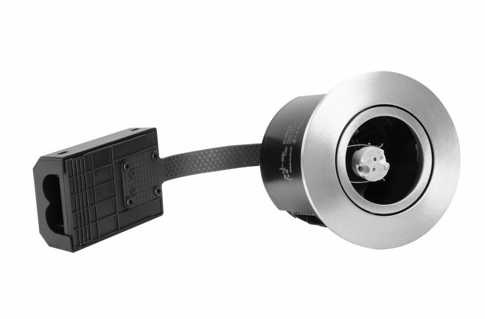 ALED EVO10 Nature børstet aluminium indbygningsspot til MR16