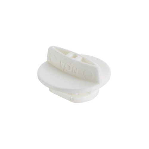 Global Trac Base GBA14-3, enfas, 2 mm krokbas, vit