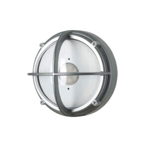 Skotlampe V2 LED 3000K, uafskærmet, klar, alufarvet