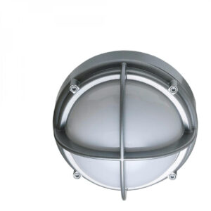 Skotlampe LED 3000K, V2, halvafskærmet, opal, grafitgrå