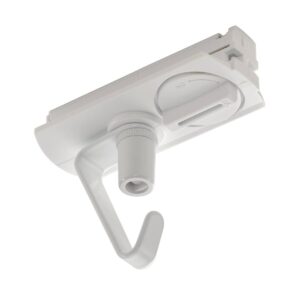 SLV 1F elektrisk adapter med krog – hvid (143171)