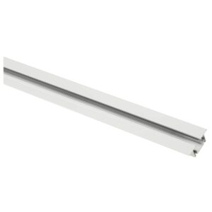 SLV 1F indbygningsskinne 2 meter – hvid (143221)