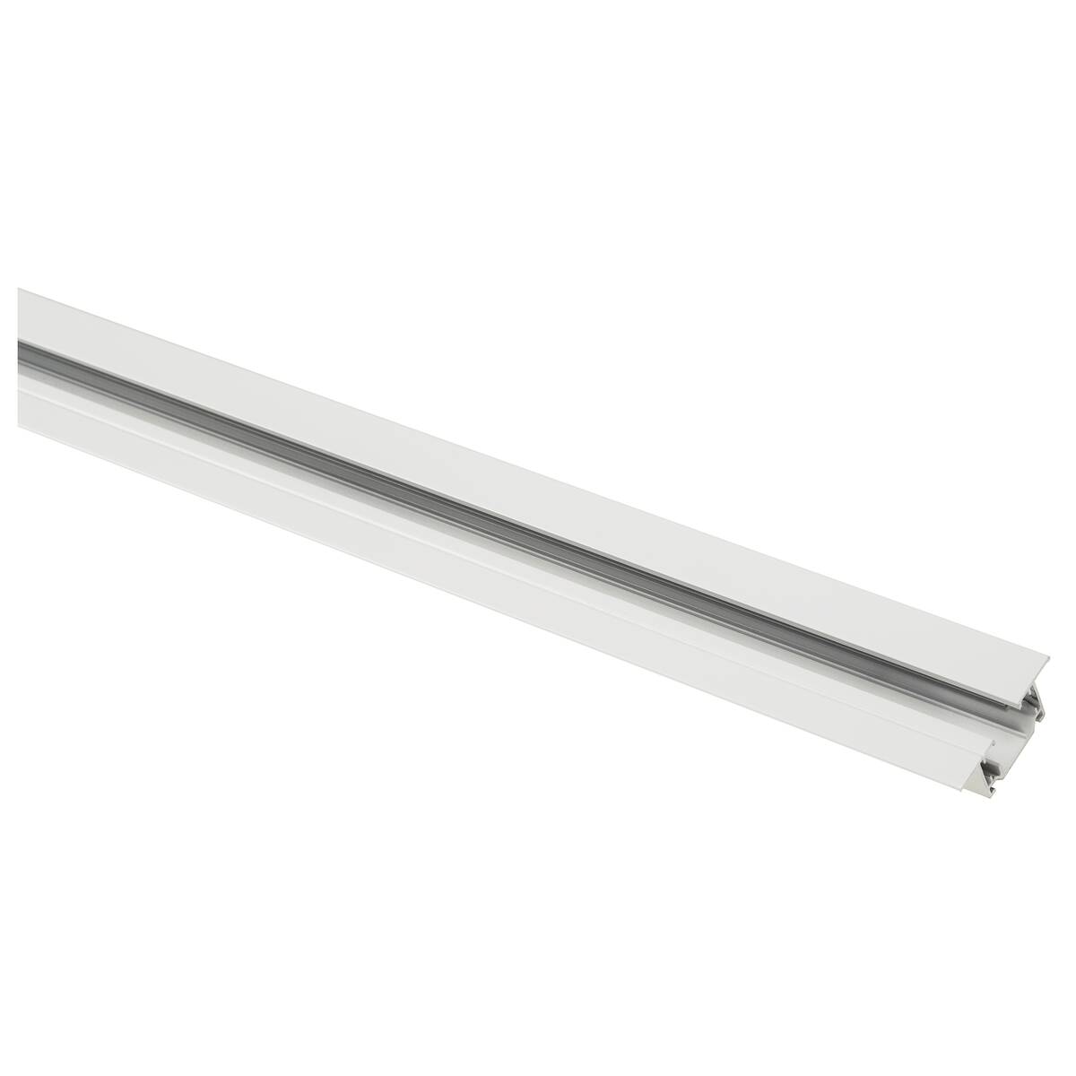SLV 1F indbygningsskinne 2 meter hvid