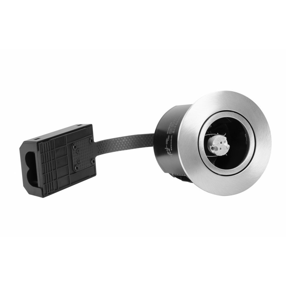EVO10 Nature børstet aluminium indbygningsspot MR16, varenr. 570304190800